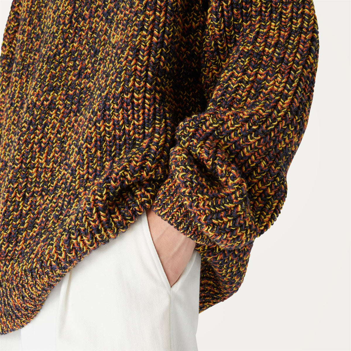 Knitwear_Man_RENUARD MAXI MOULINE_Pull Over_K-WAY MOULINE - Commercial 7