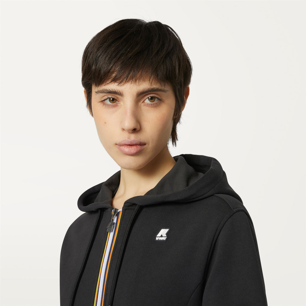 Fleece_WOMAN_DELINE_Jacket_Black Pure - Commercial 7