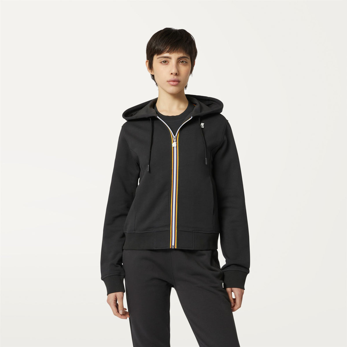 Fleece_WOMAN_DELINE_Jacket_Black Pure - Commercial 4