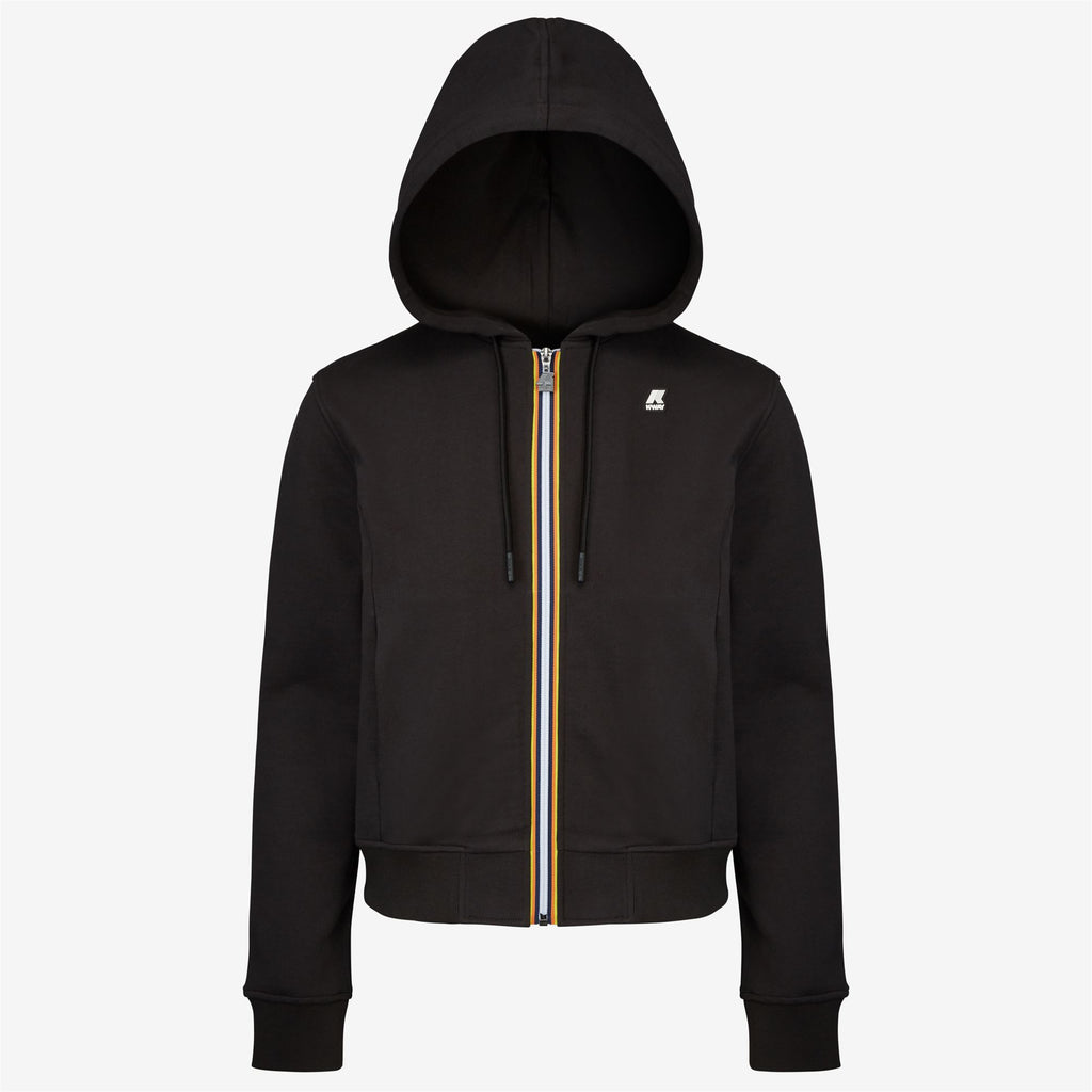 Fleece_WOMAN_DELINE_Jacket_Black Pure - Commercial 1