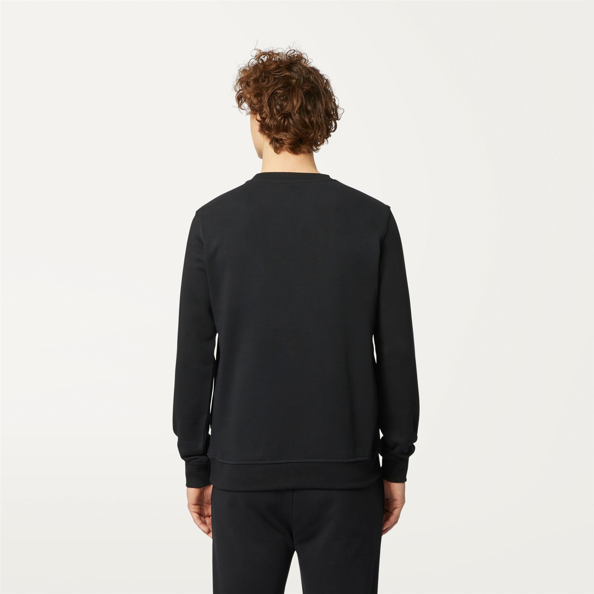 Fleece_UNISEX_LE VRAI AUGUSTE POLY COTTON_Jumper_Black Pure - Commercial 6