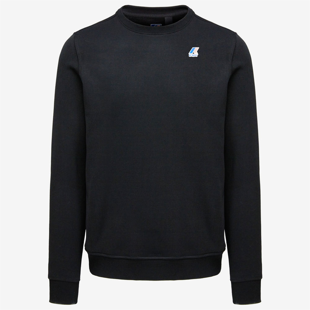 Fleece_UNISEX_LE VRAI AUGUSTE POLY COTTON_Jumper_Black Pure - Commercial 1