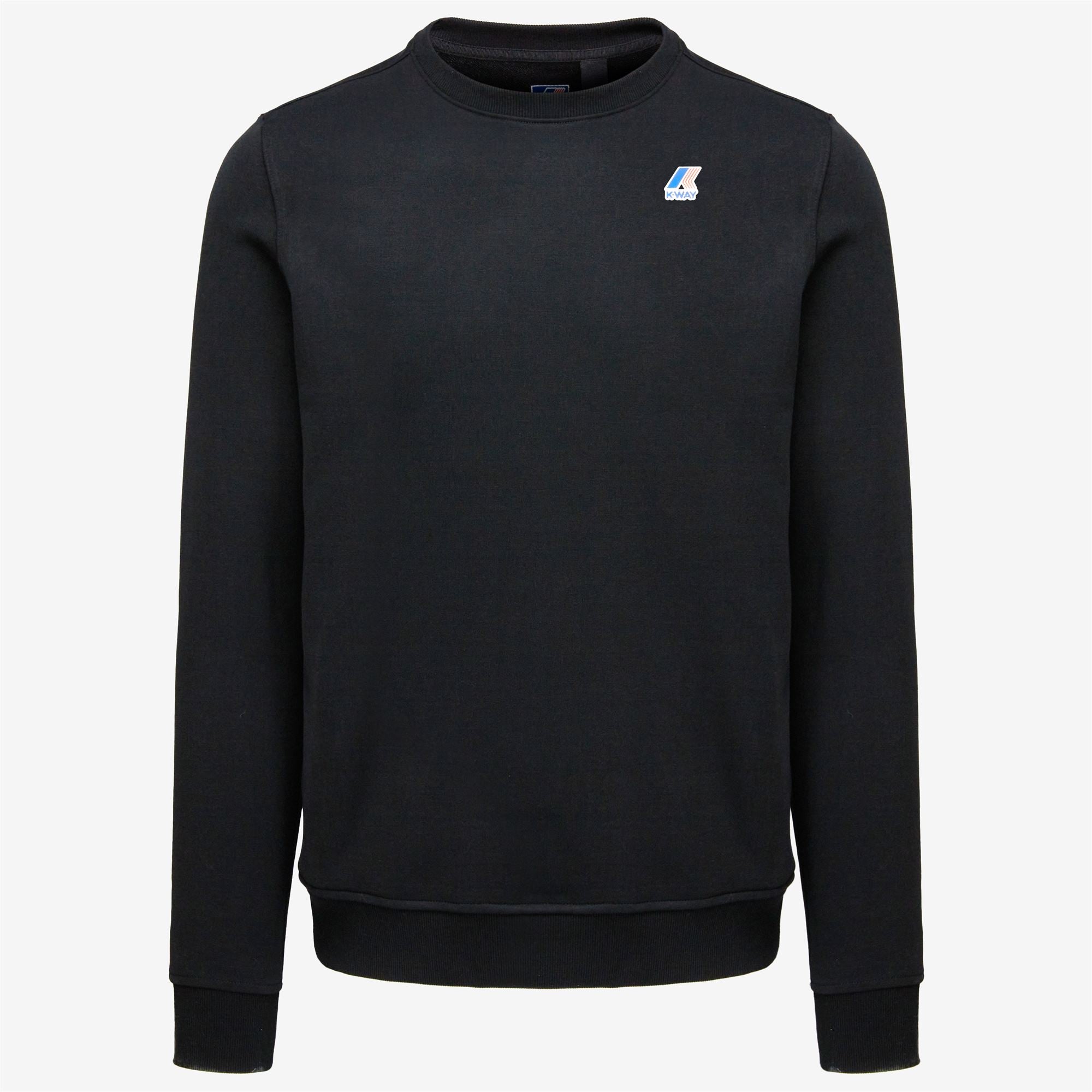 Fleece_UNISEX_LE VRAI AUGUSTE POLY COTTON_Jumper_Black Pure - Commercial 1