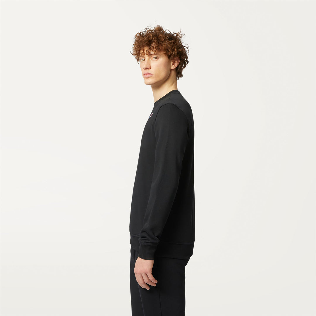 Felpa Leggera Unisex Nero Grigio in Pile per Uso Urbano main