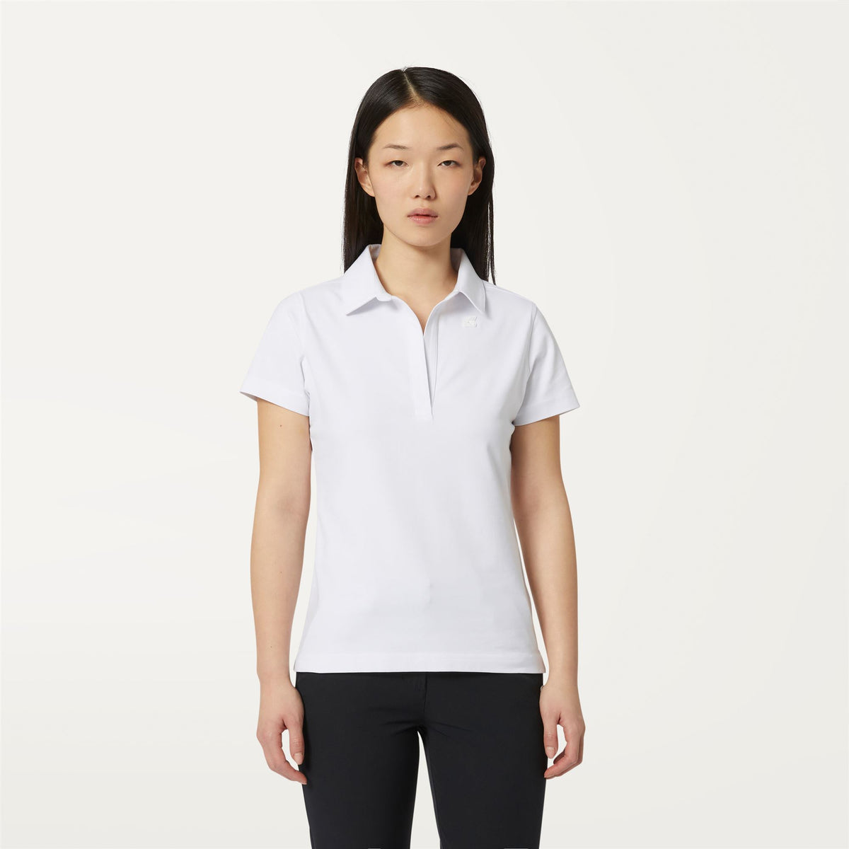 Polo Shirts_WOMAN_CHARLETTE_Polo_White - Commercial 4