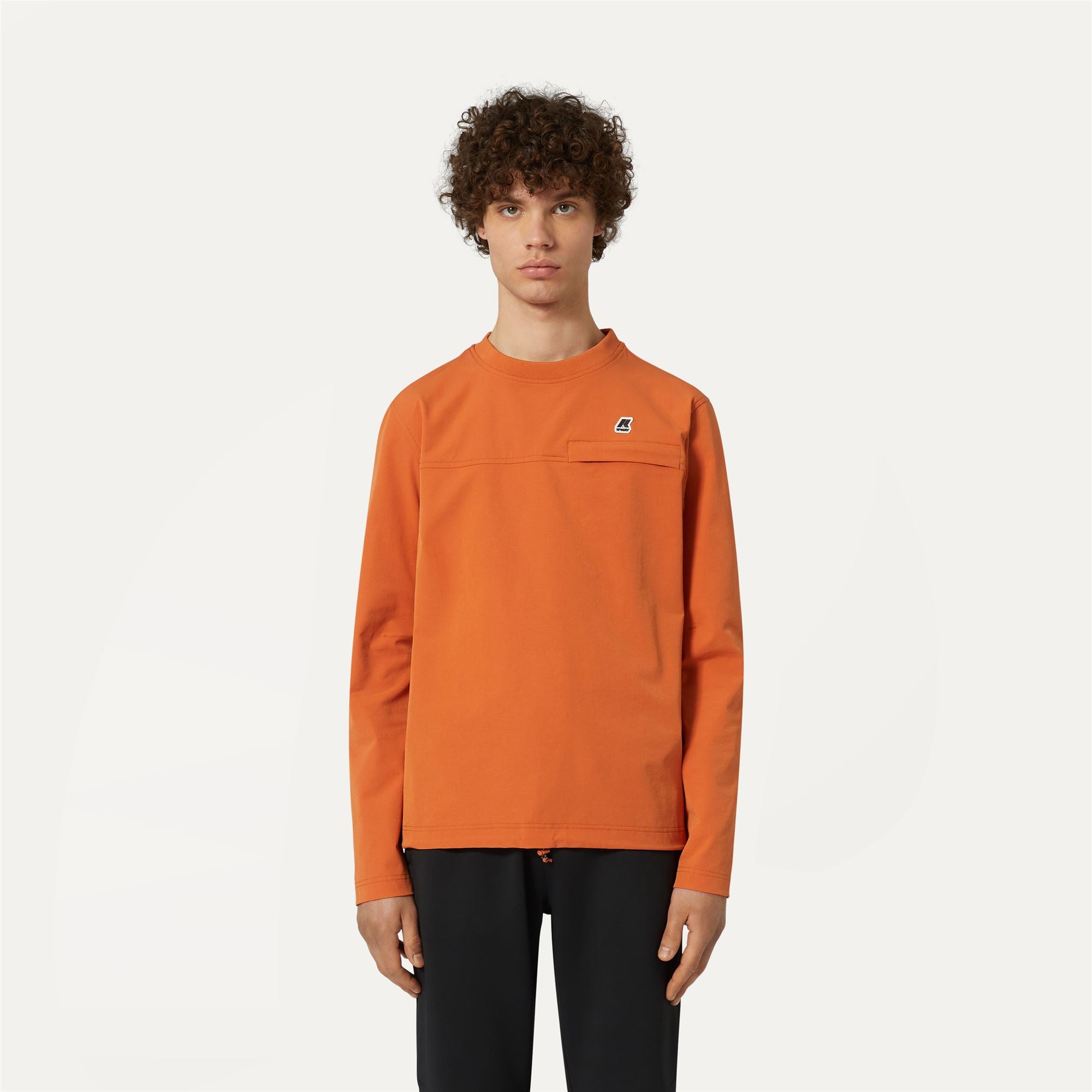 Fleece_Unisex_IMPERTY_Jumper_ORANGE COPPER - Commercial 4