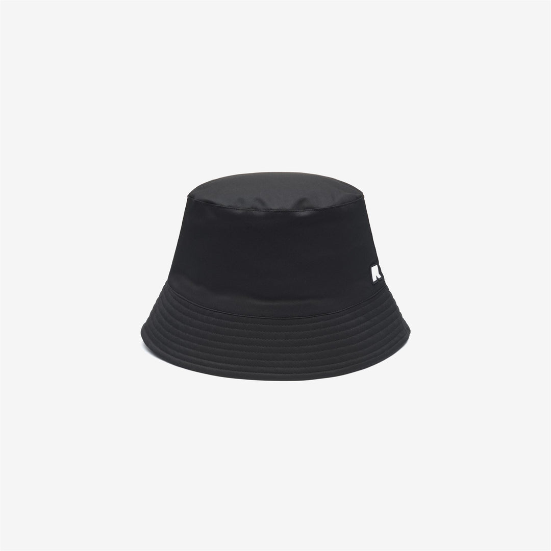 Sombrero de cubo unisex negro y gris para invierno con tela resistente al agua 01