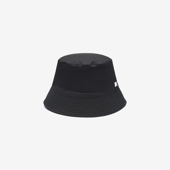 Sombrero de cubo unisex negro y gris para invierno con tela resistente al agua 1