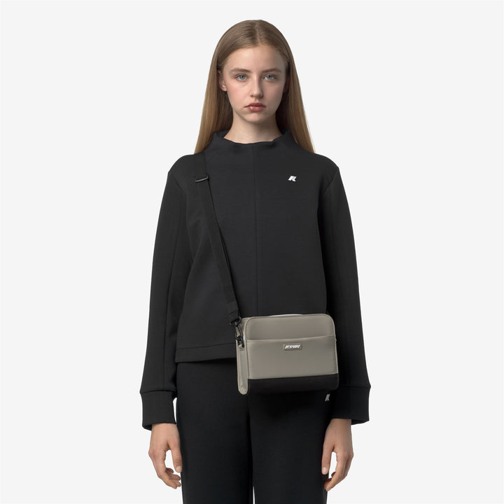 Borsa a marsupio verde da donna con tracolla staccabile 4