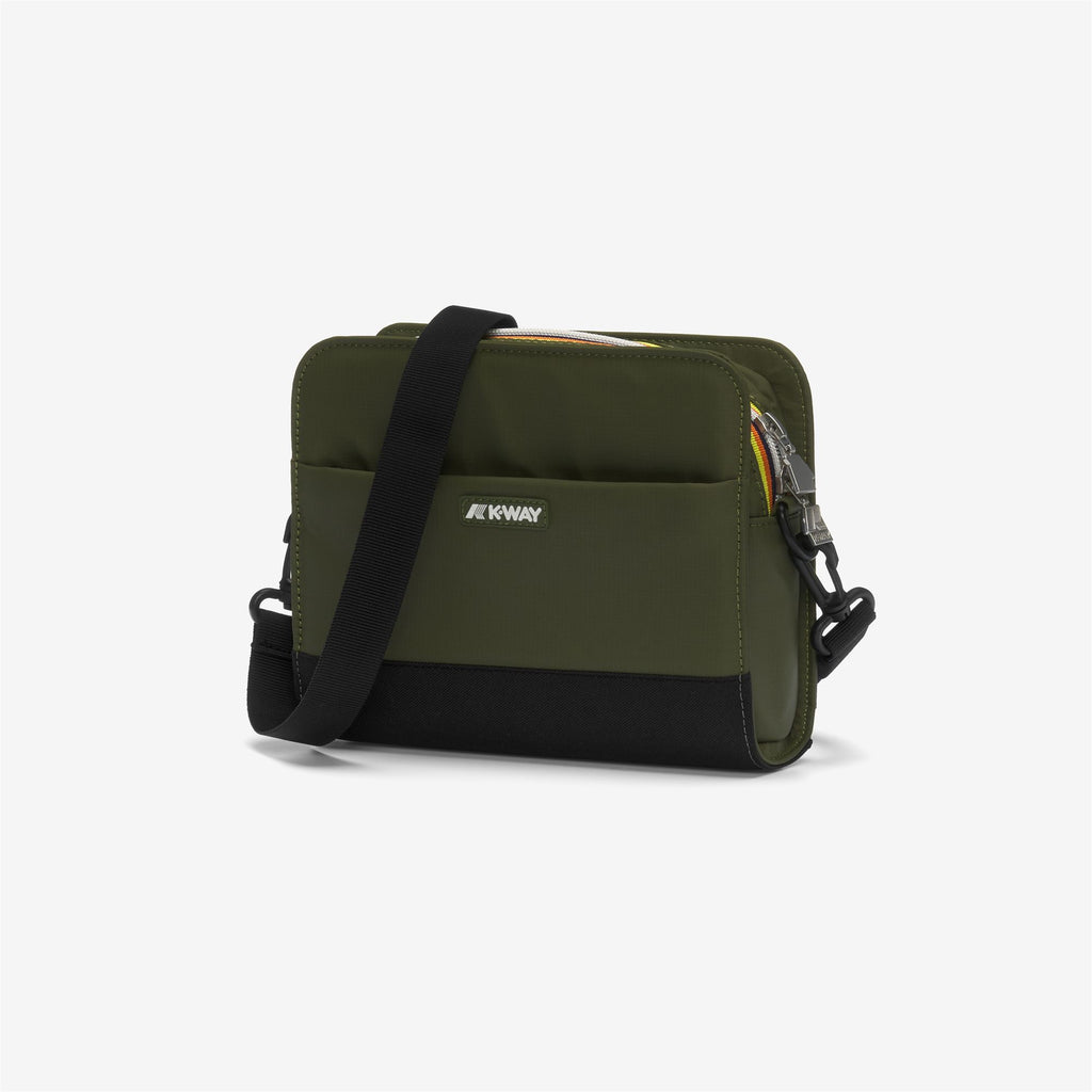 Bags Woman MARYBELL Pouch Bag GREEN CYPRESS Dressed Front (jpg Rgb)	