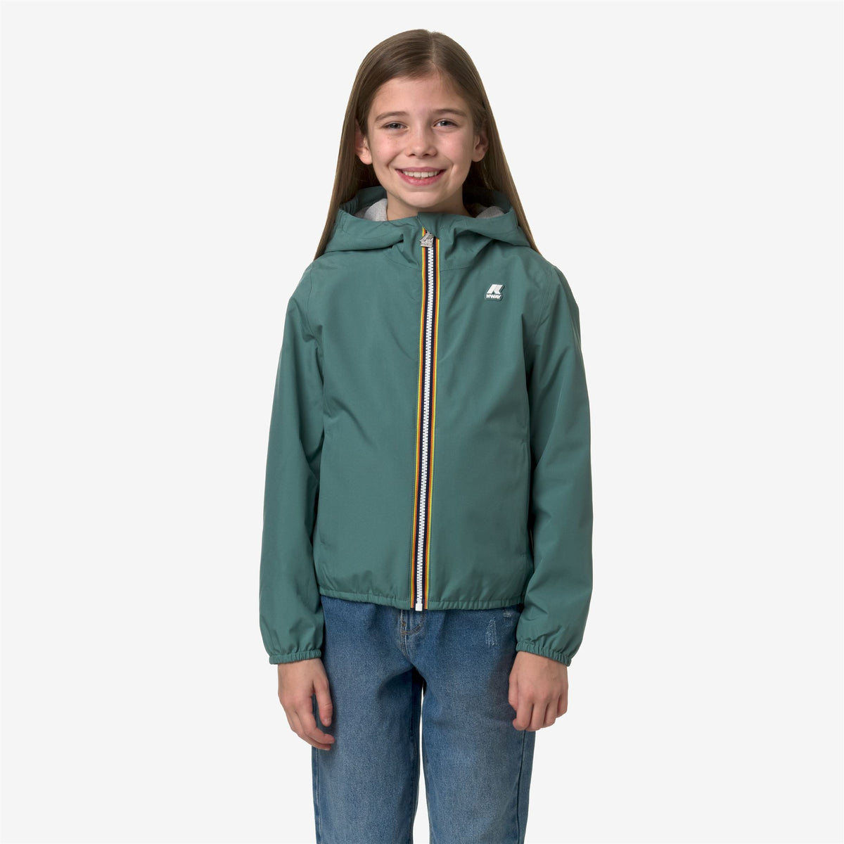 Jackets_Girl_P. LILY STRETCH POLY JERSEY_Short_Green Palm - Commercial 4