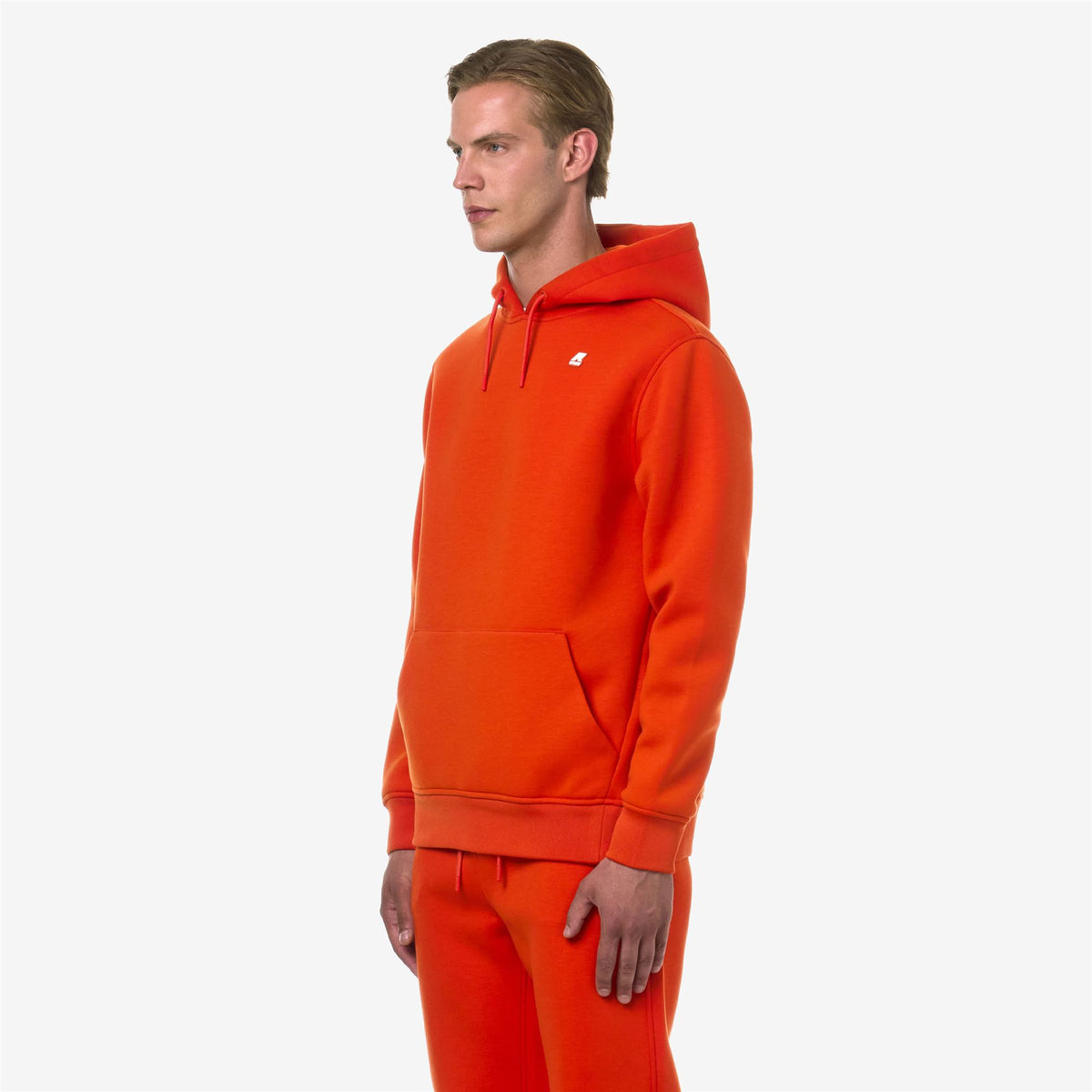 Fleece_Man_BERNIE SPACER_Pull Over_Orange Pumpkin - Commercial 5