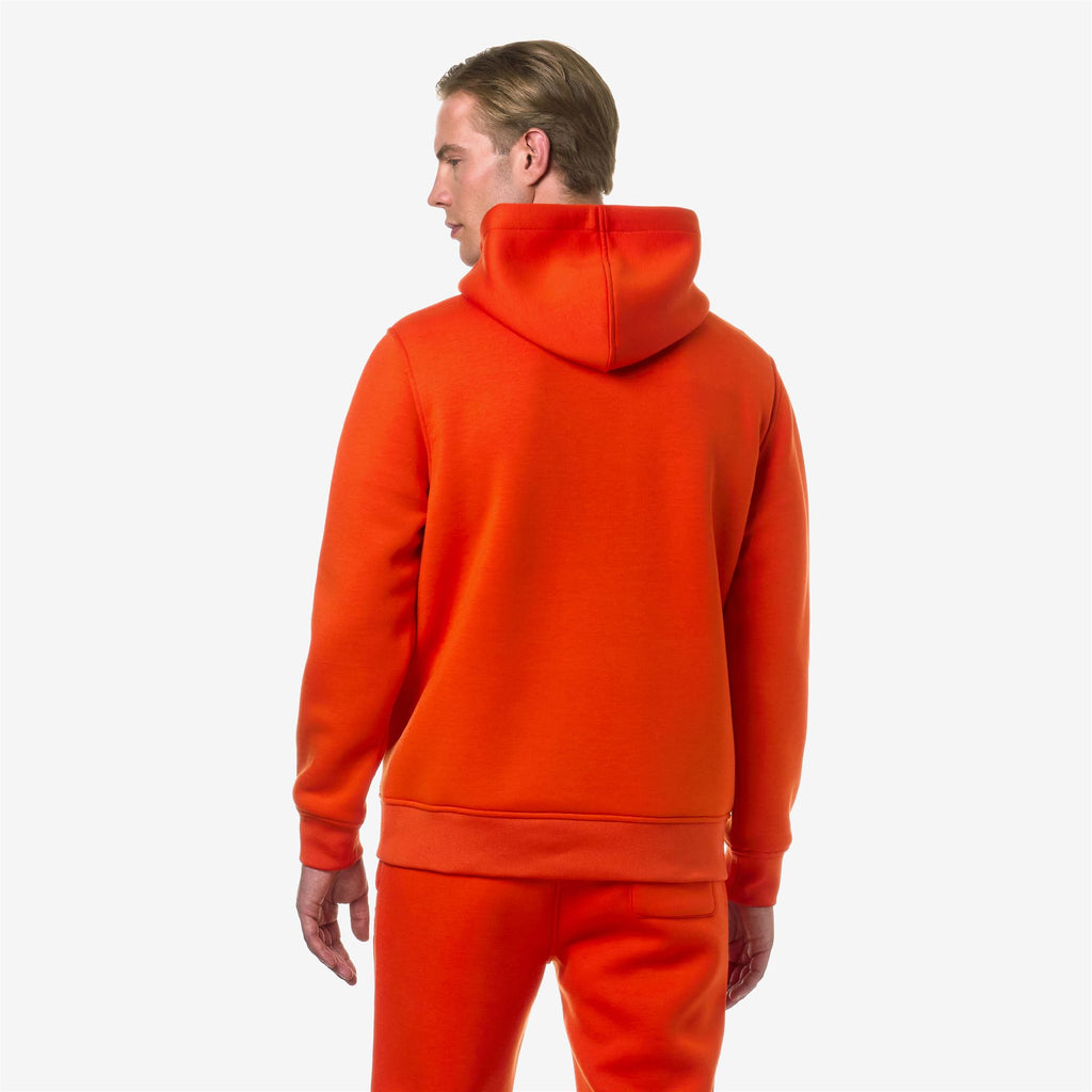 Fleece_Man_BERNIE SPACER_Pull Over_Orange Pumpkin - Commercial 6