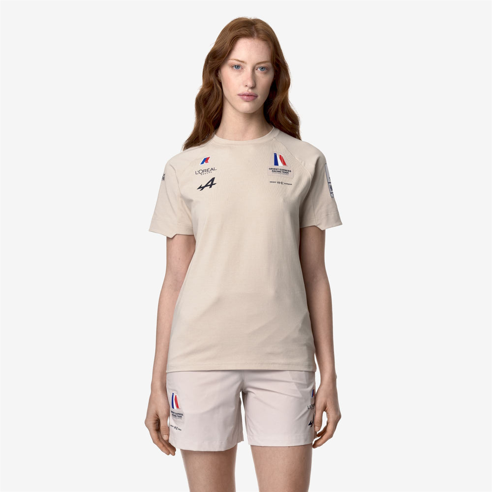 Grey Yellow Unisex Sailing T-Shirt with Orient Express Team Logo 02