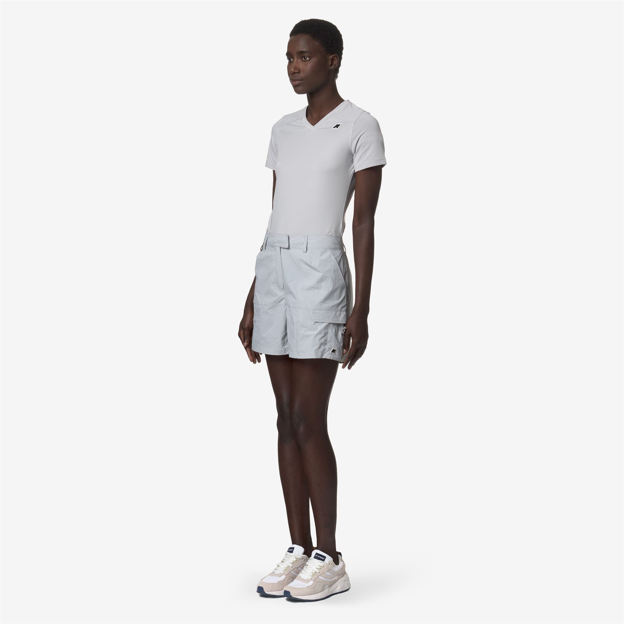 Shorts_Woman_ARGALPS_Cargo_Grey Ash - Commercial 5