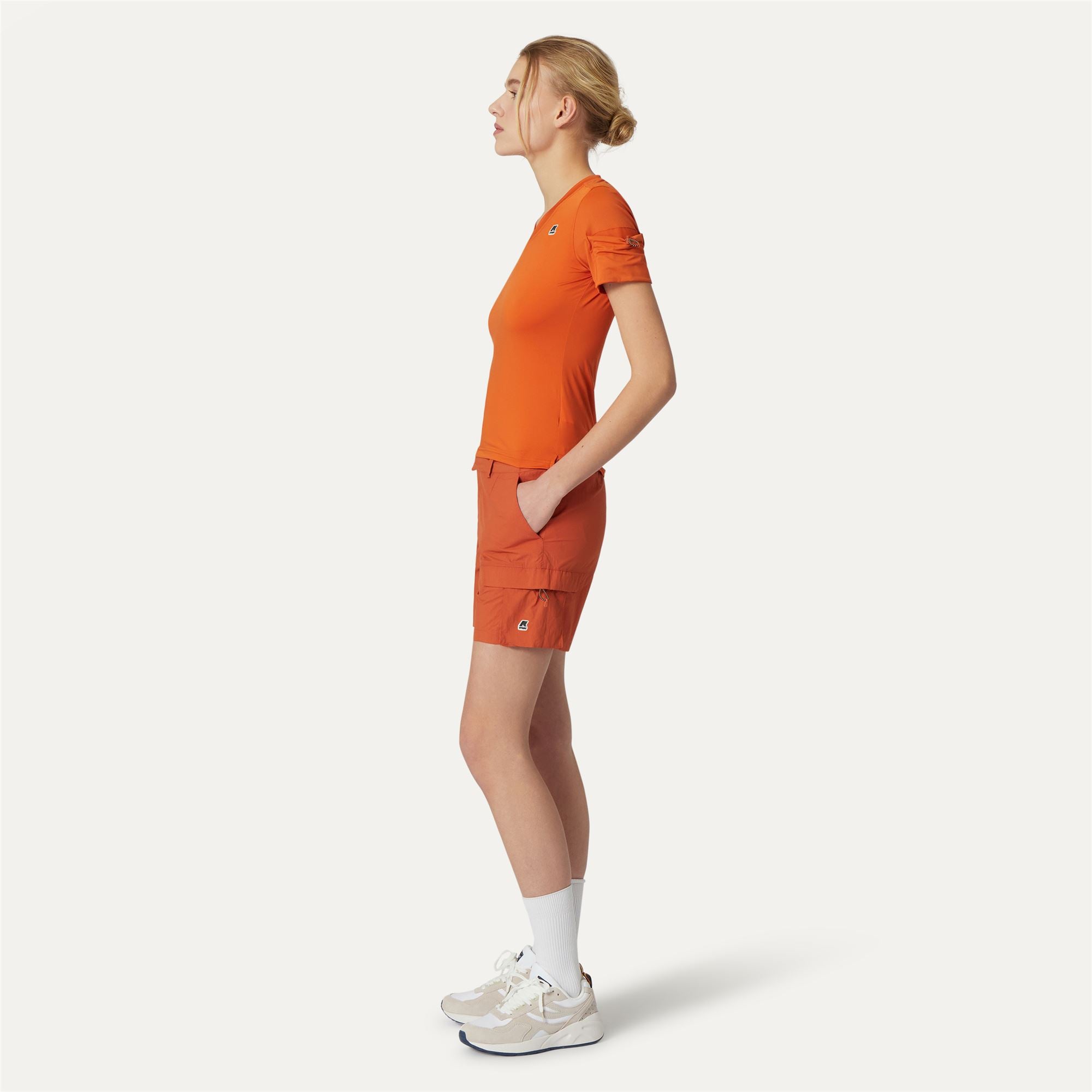 Shorts_Woman_ARGALPS_Cargo_ORANGE COPPER - Commercial 5