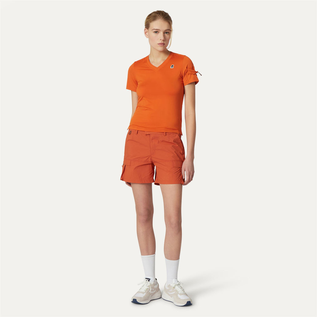 Shorts_Woman_ARGALPS_Cargo_ORANGE COPPER - Commercial 4