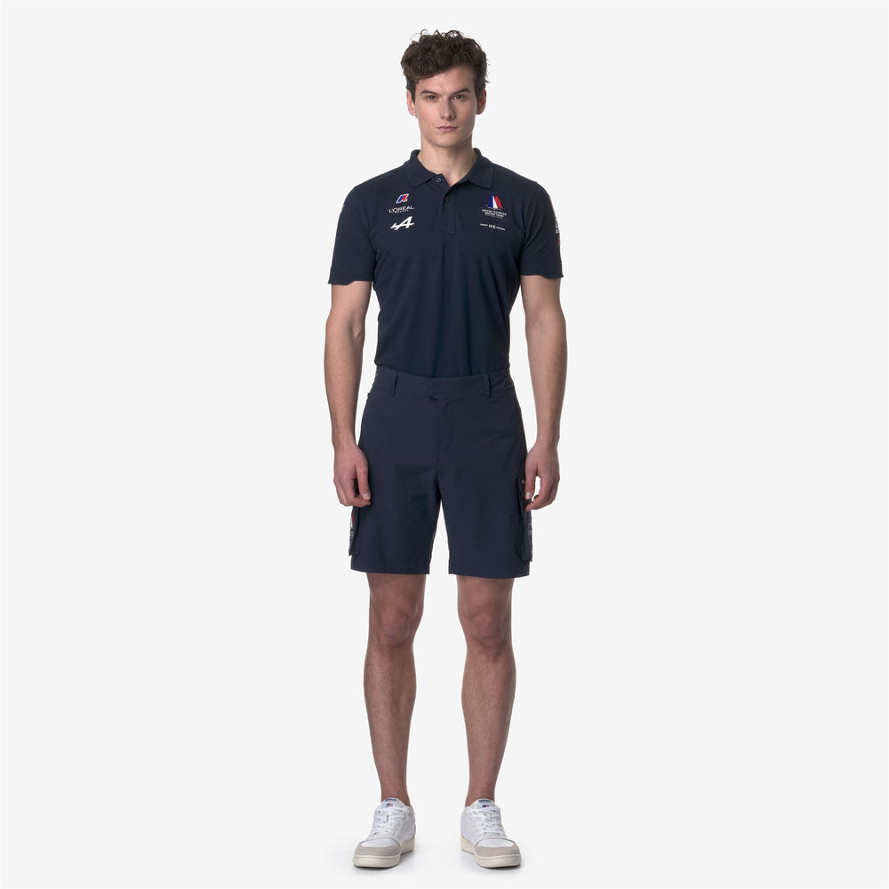 Blue Cargo Shorts for Unisex Sailing with Slim Fit Design 02