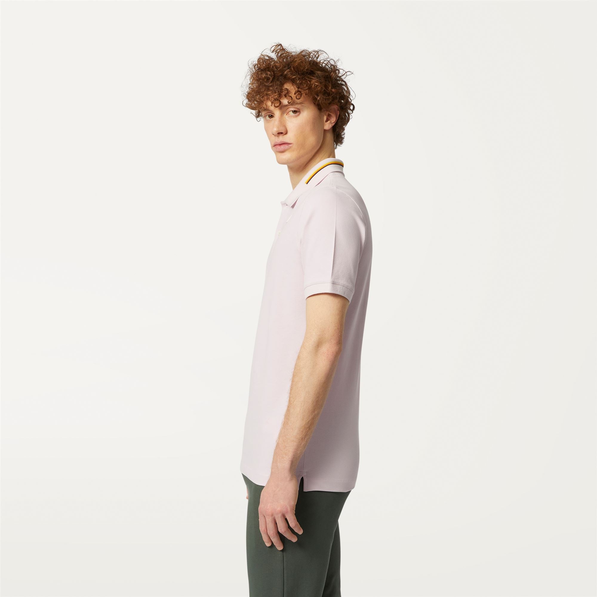 Polo Shirts_MAN_CIRANO_Polo_Pink Rose - Commercial 5