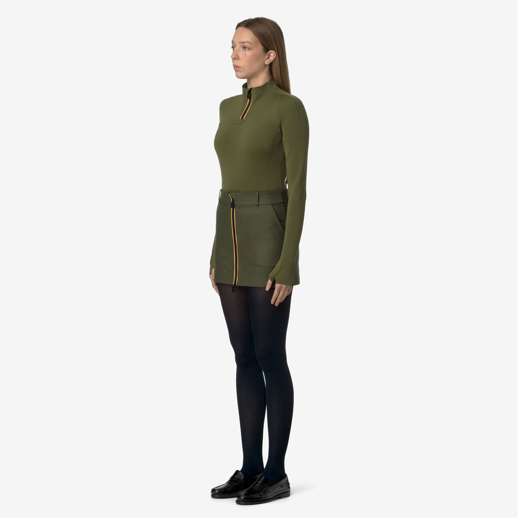 Skirts_WOMAN_MINIKI TECH WOOL 3L SOLID_Short_Green Winter - Black Ash - Commercial 5