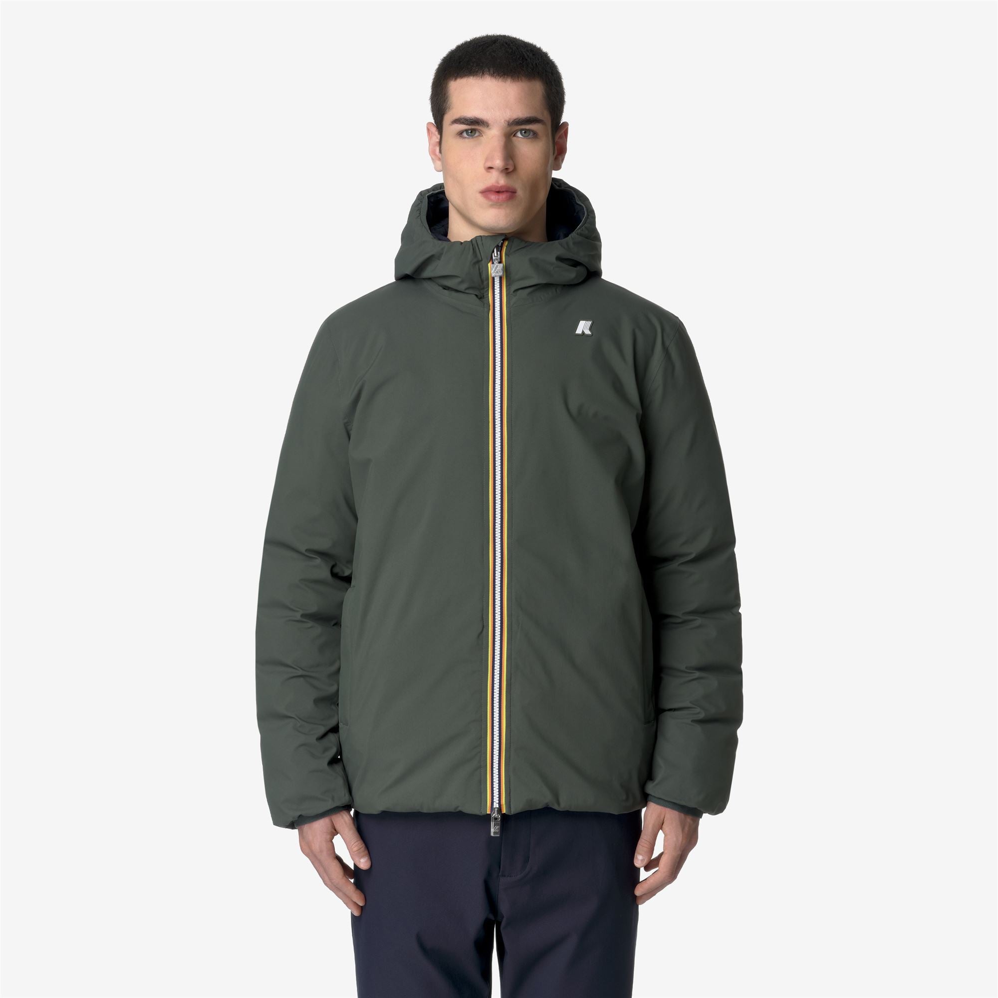 Jackets_MAN_JACK ST THERMO DOUBLE_Short_GREEN BLACKISH  - Blue Depth - Commercial 4