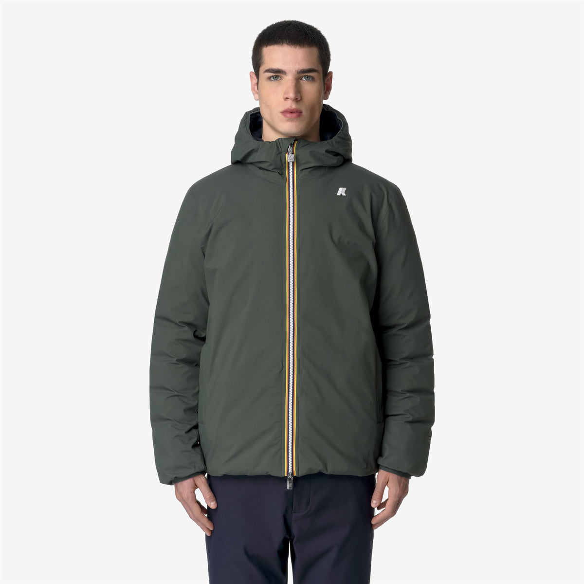 Jackets_MAN_JACK ST THERMO DOUBLE_Short_GREEN BLACKISH  - Blue Depth - Commercial 3
