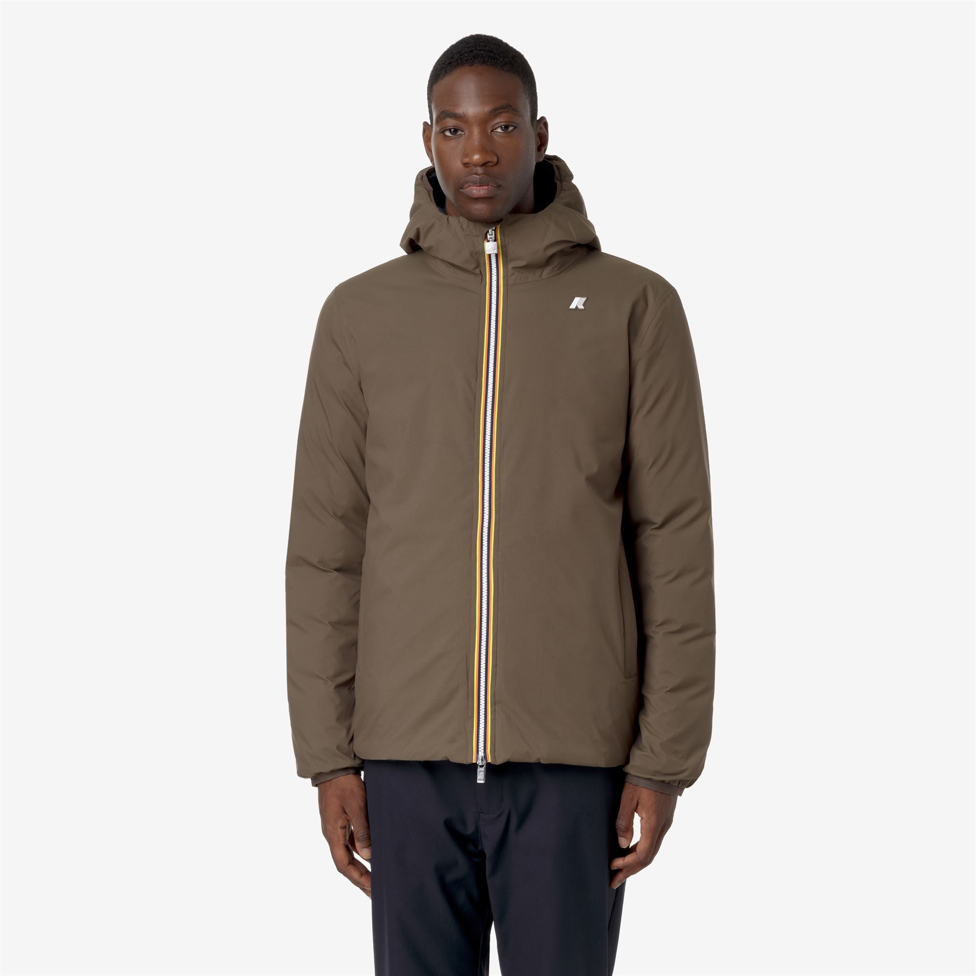 Jackets_MAN_JACK ST THERMO DOUBLE_Short_Brown G-Blue D - Brown Greenish - Commercial 3