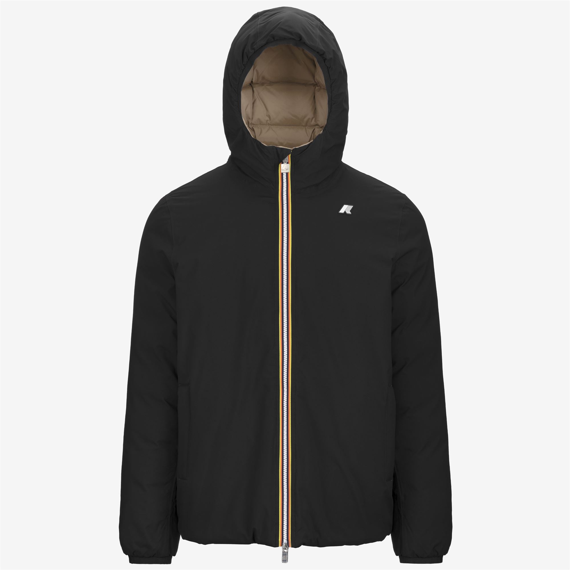 Jackets_MAN_JACK ST THERMO DOUBLE_Short_Black P-Beige G - Commercial 1