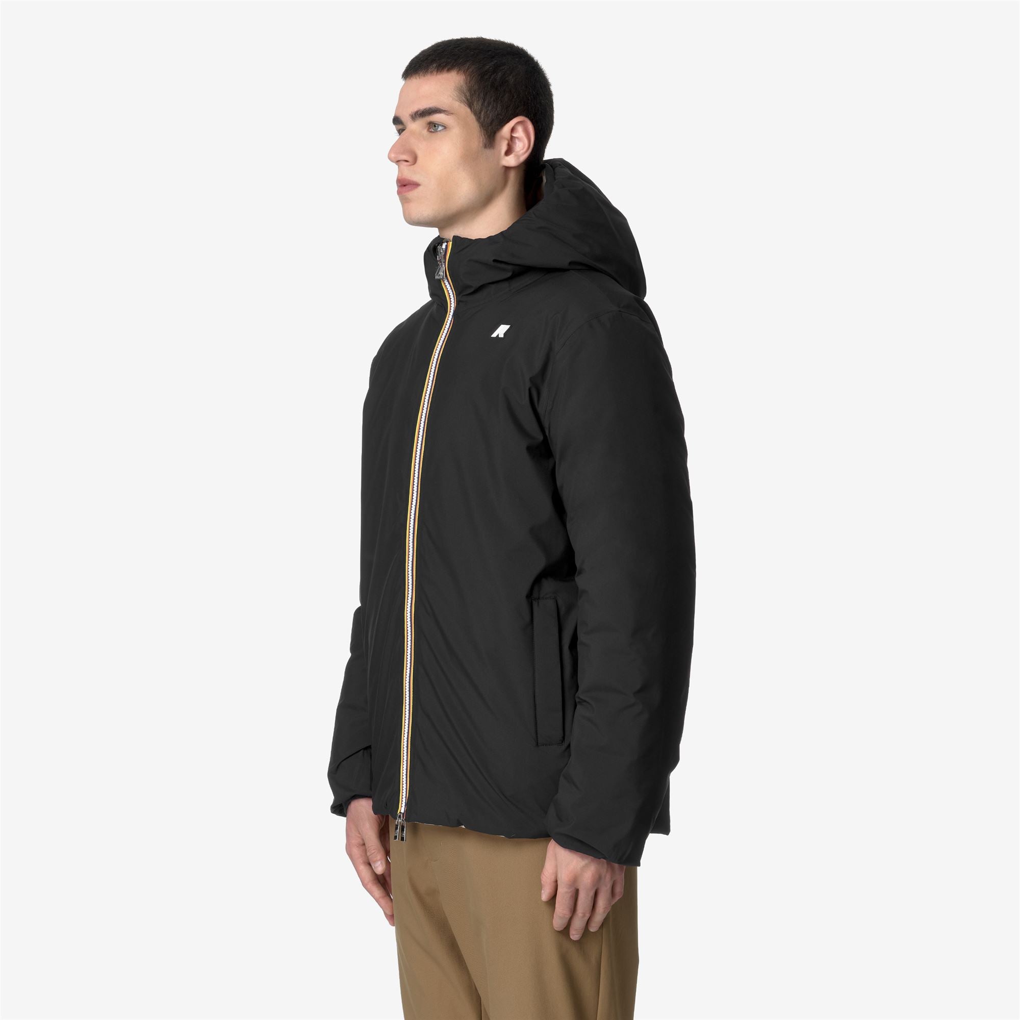 Jackets_MAN_JACK ST THERMO DOUBLE_Short_Black P-Beige G - Commercial 5