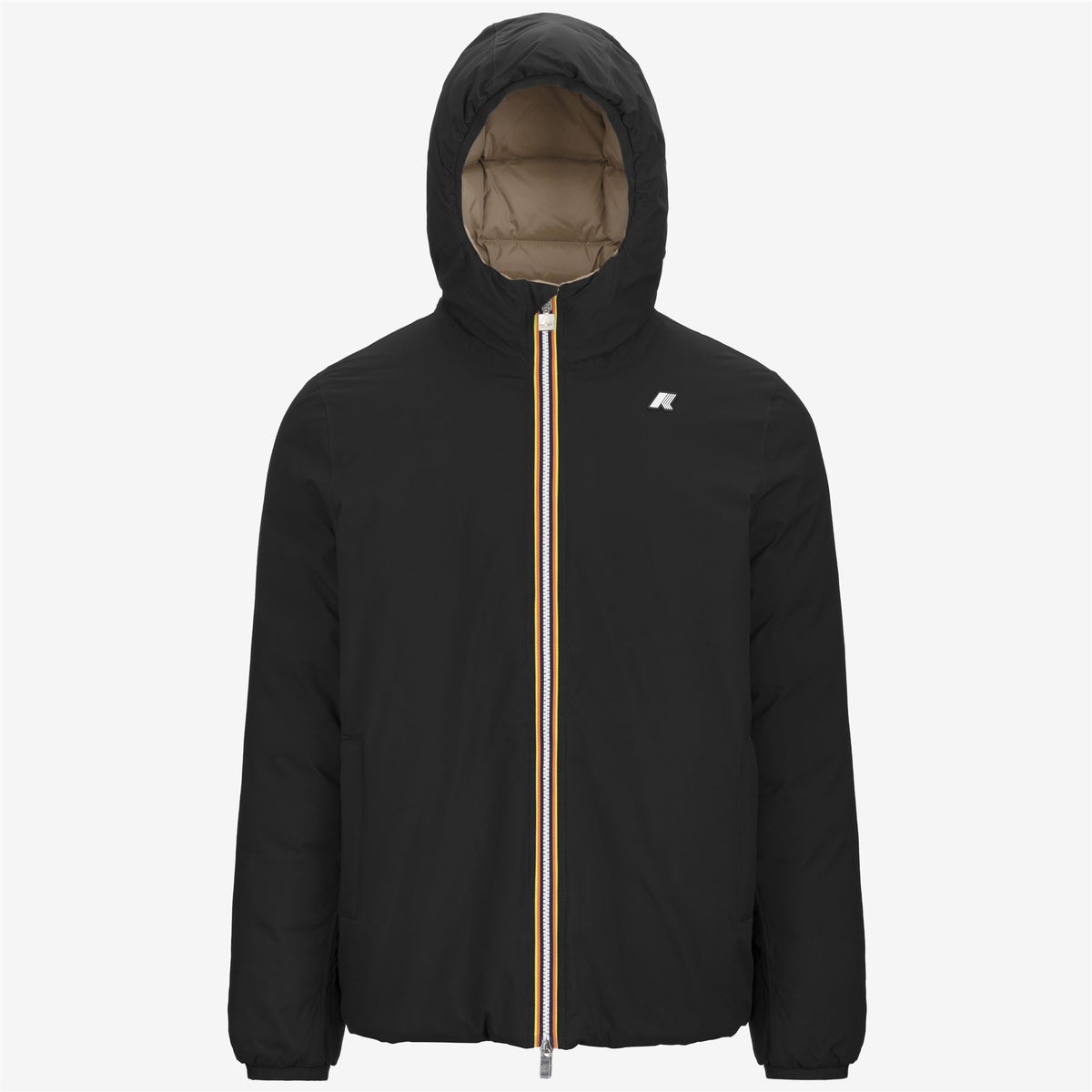 Jackets_MAN_JACK ST THERMO DOUBLE_Short_Black P-Beige G - Commercial 1