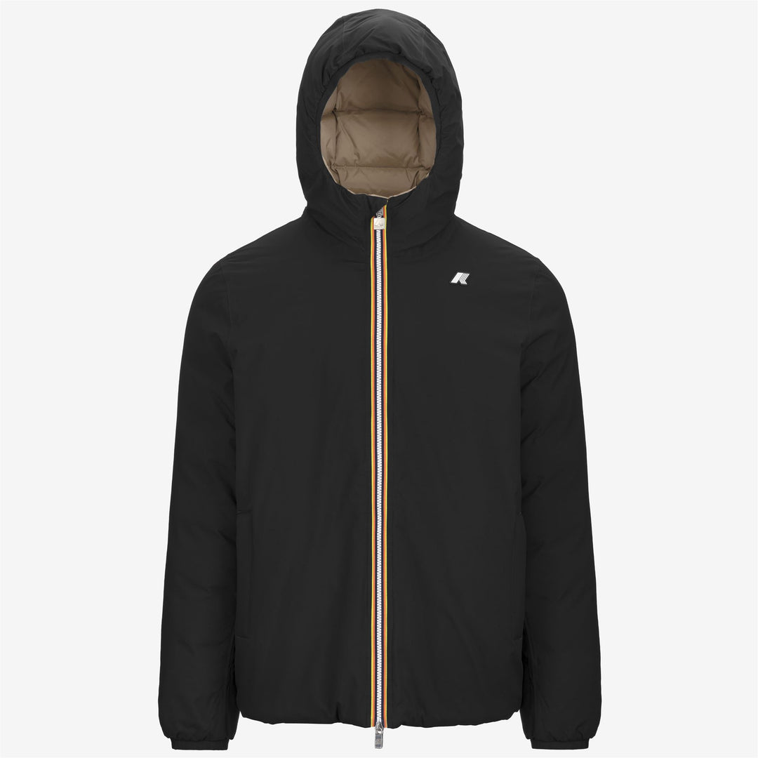 JACK ST THERMO REVERSIBLE Jackets Short Man BLACK P-BEIGE G Adult S Black P-beige G