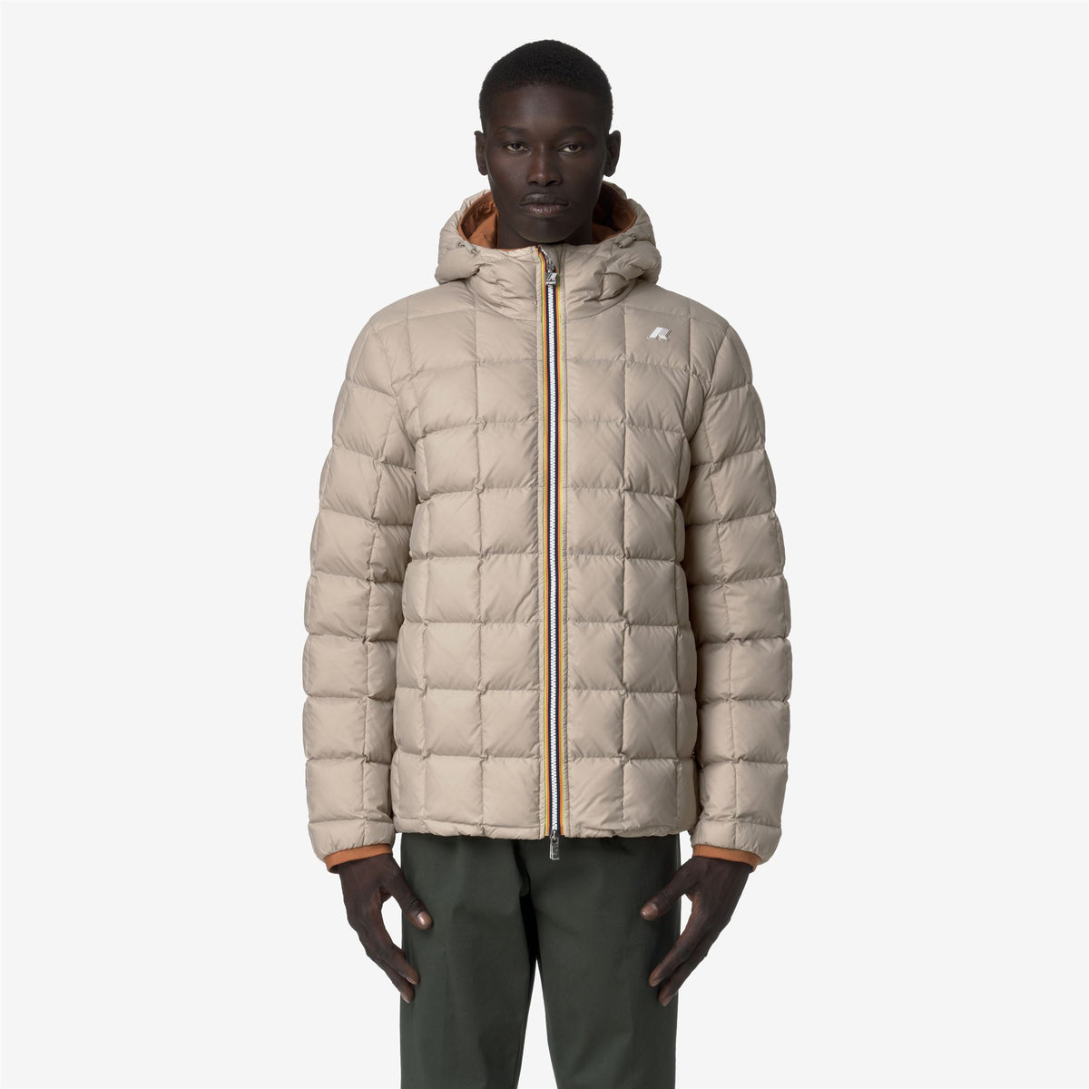 Jackets_MAN_JACK ST THERMO DOUBLE_Short_Orange Adobe - Beige Cashmere - Commercial 7