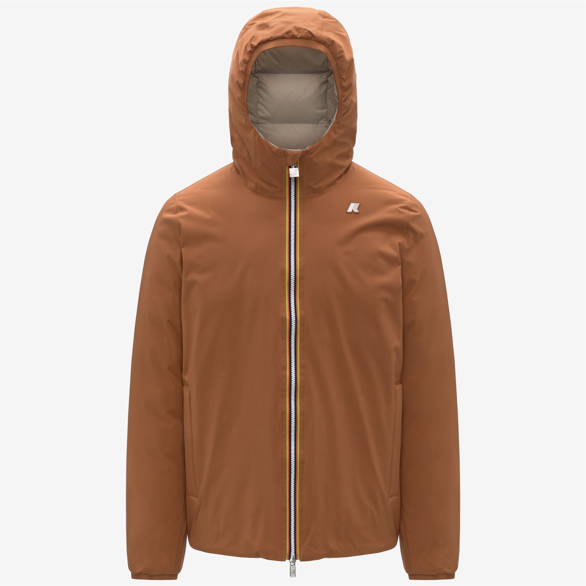 Jackets_MAN_JACK ST THERMO DOUBLE_Short_Orange Adobe - Beige Cashmere - Commercial 1