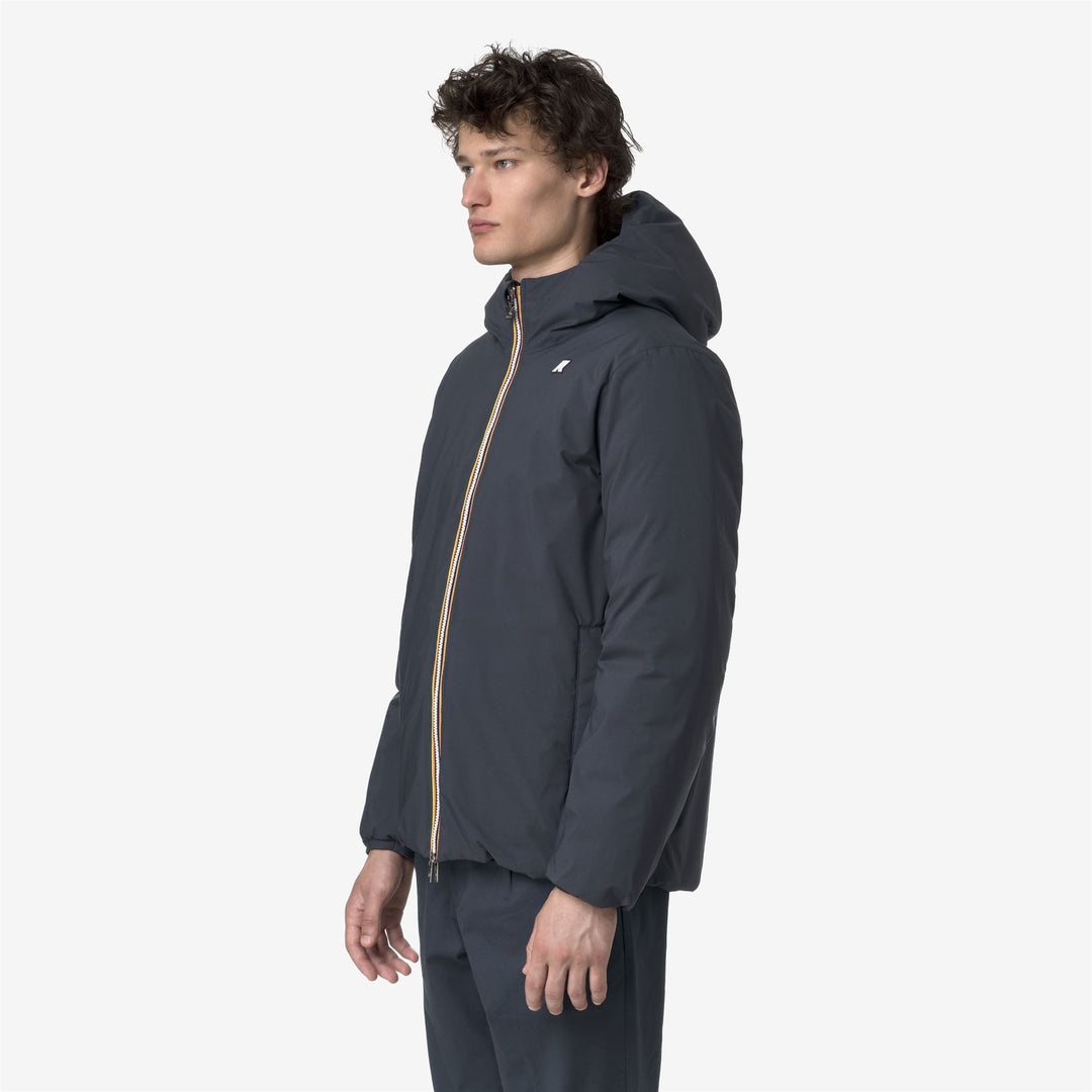 Chaqueta de invierno aislante reversible para hombre en azul Airforce main