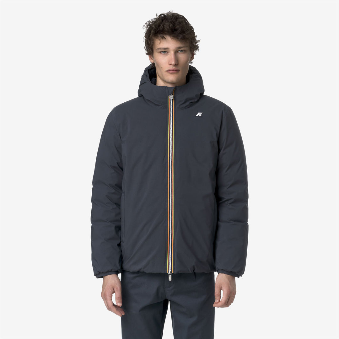 Chaqueta de invierno aislante reversible para hombre en azul Airforce main