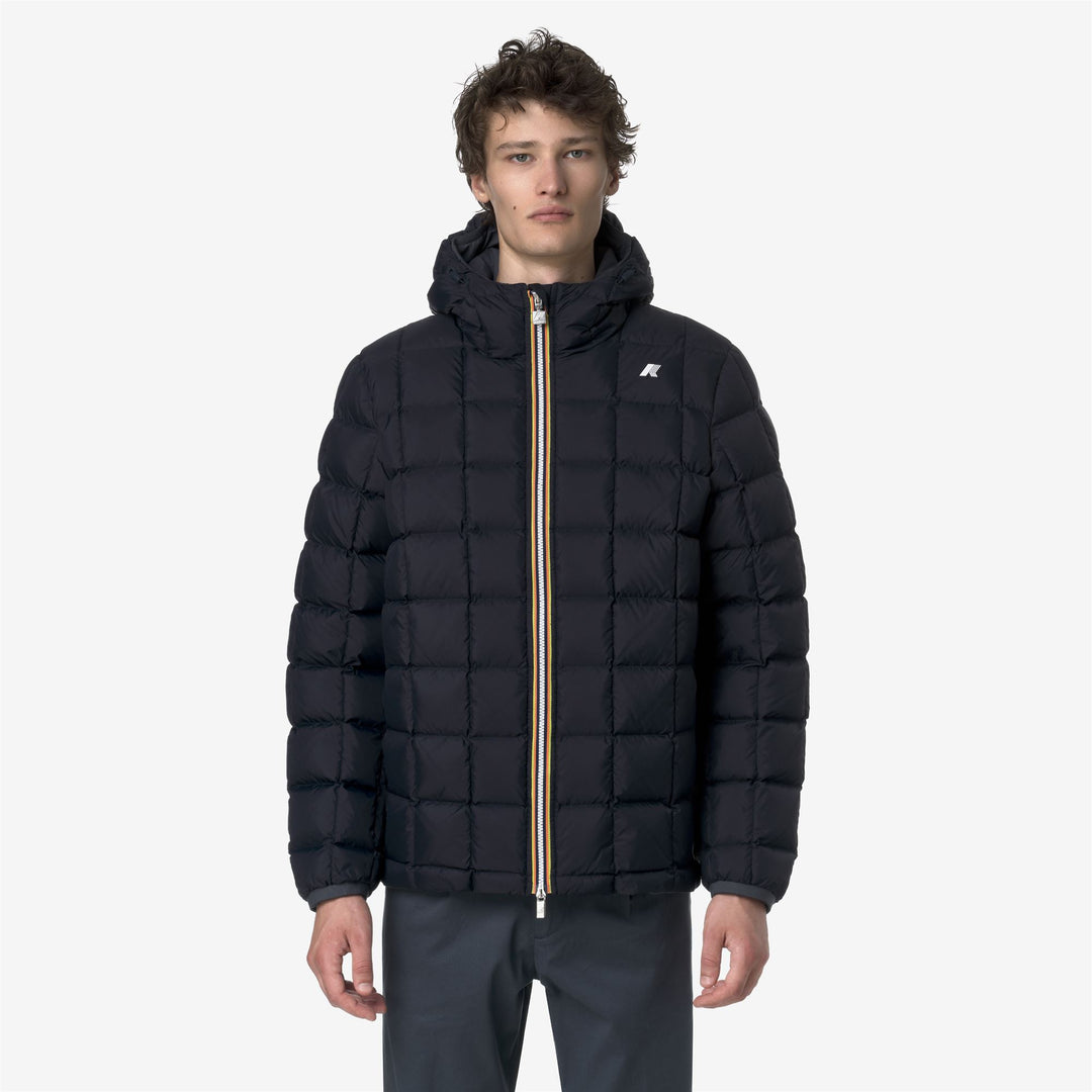 Chaqueta de invierno aislante reversible para hombre en azul Airforce main