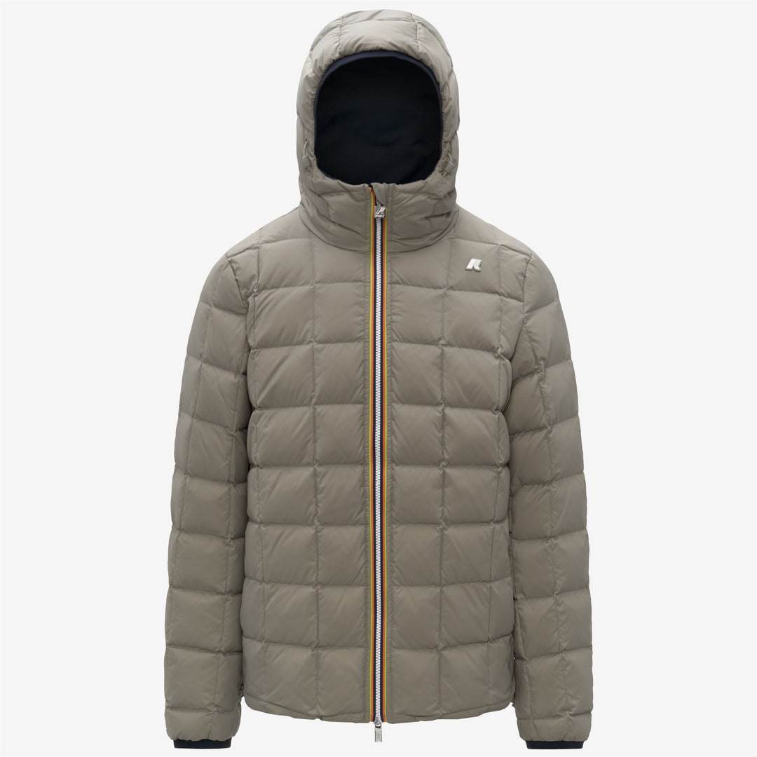 Chaqueta corta aislante reversible azul para hombre main