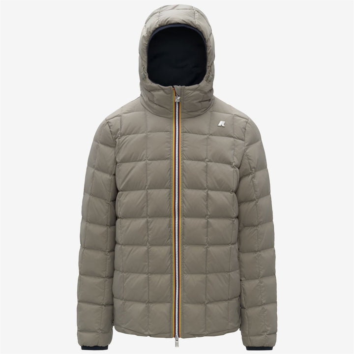 Chaqueta corta aislante reversible azul para hombre 2