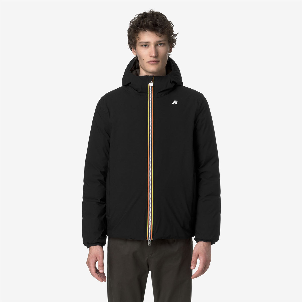Jackets_MAN_JACK ST THERMO DOUBLE_Short_Black Pure - Black Olive - Commercial 3