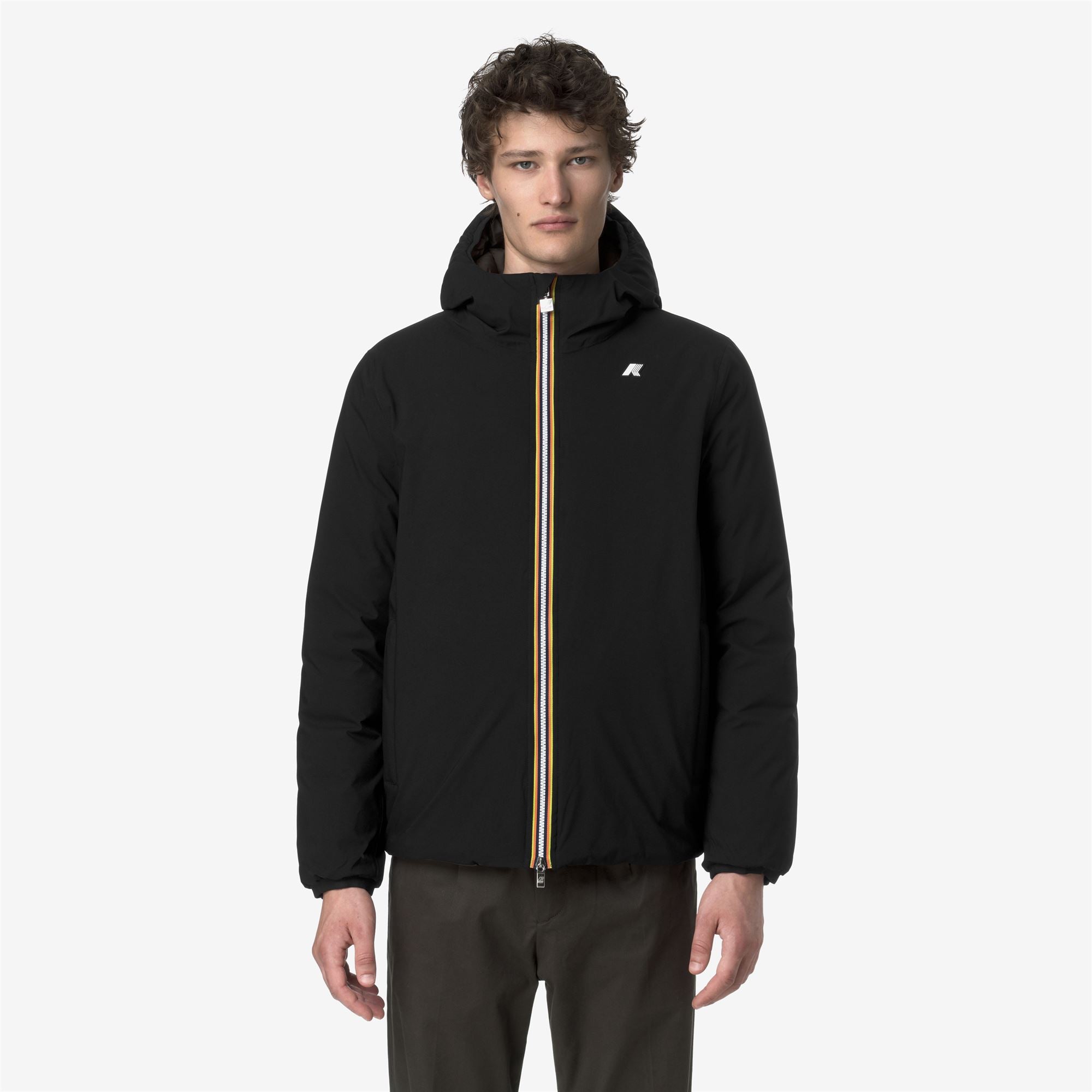 Jackets_MAN_JACK ST THERMO DOUBLE_Short_Black Pure - Black Olive - Commercial 4