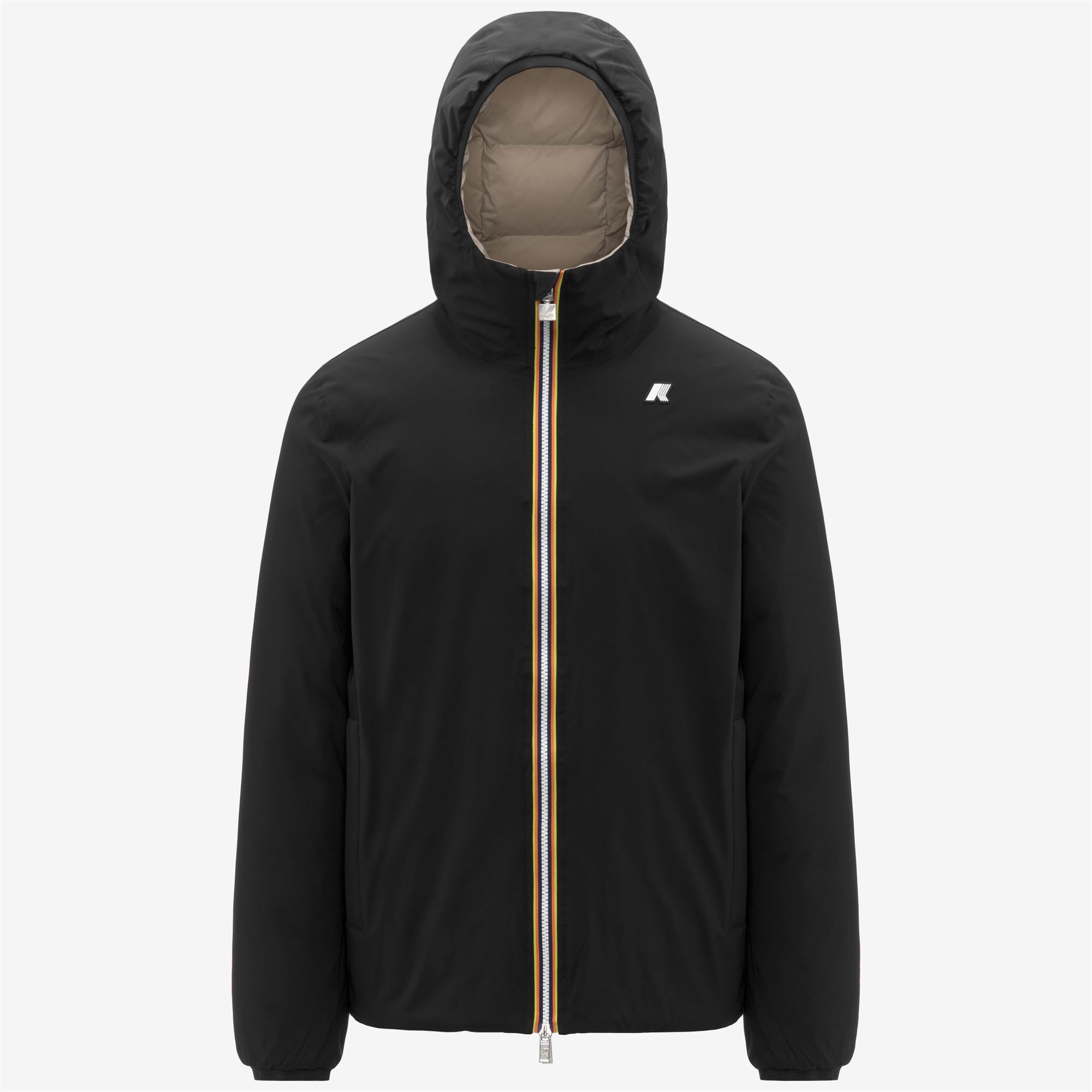 Jackets_MAN_JACK ST THERMO DOUBLE_Short_Black Pure - Beige Cashmere - Commercial 1
