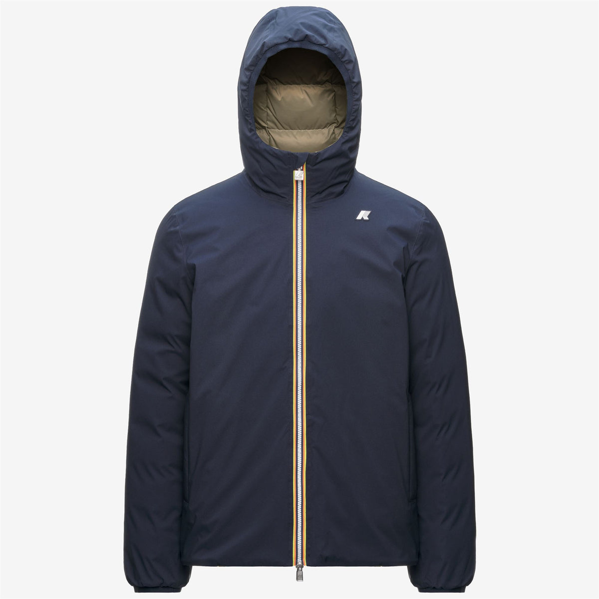 Jackets_Man_JACK ST THERMO DOUBLE_Short_Blue Depth - Green Army - Commercial 1