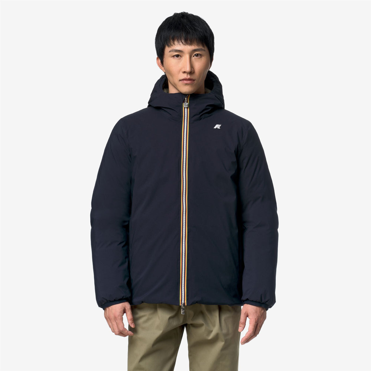Jackets_Man_JACK ST THERMO DOUBLE_Short_Blue Depth - Green Army - Commercial 4