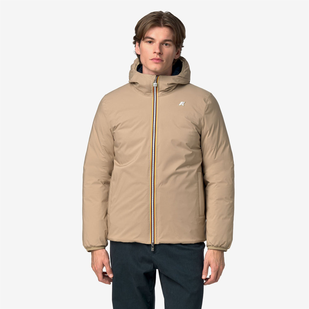 Jackets_Man_JACK ST THERMO DOUBLE_Short_Beige Khaki - Blue Depth - Commercial 4