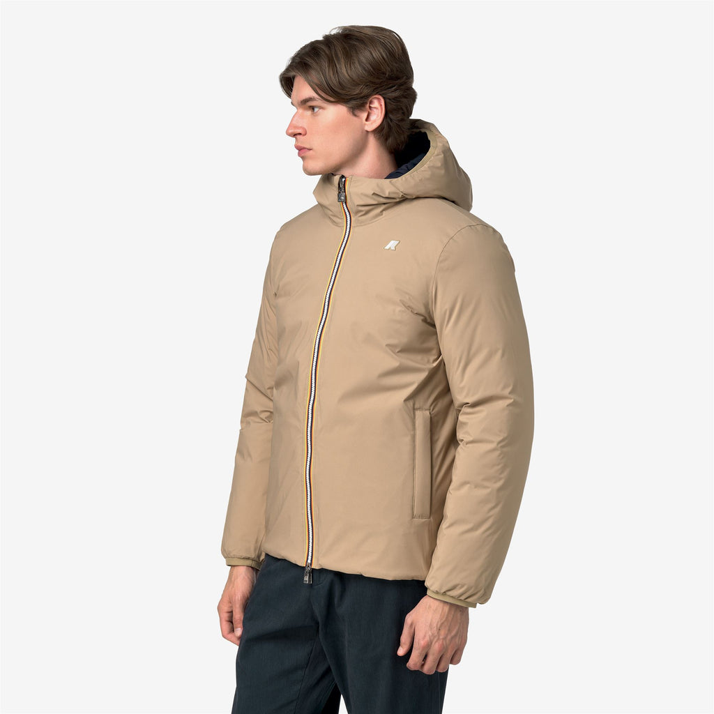 Jackets_Man_JACK ST THERMO DOUBLE_Short_Beige Khaki - Blue Depth - Commercial 5