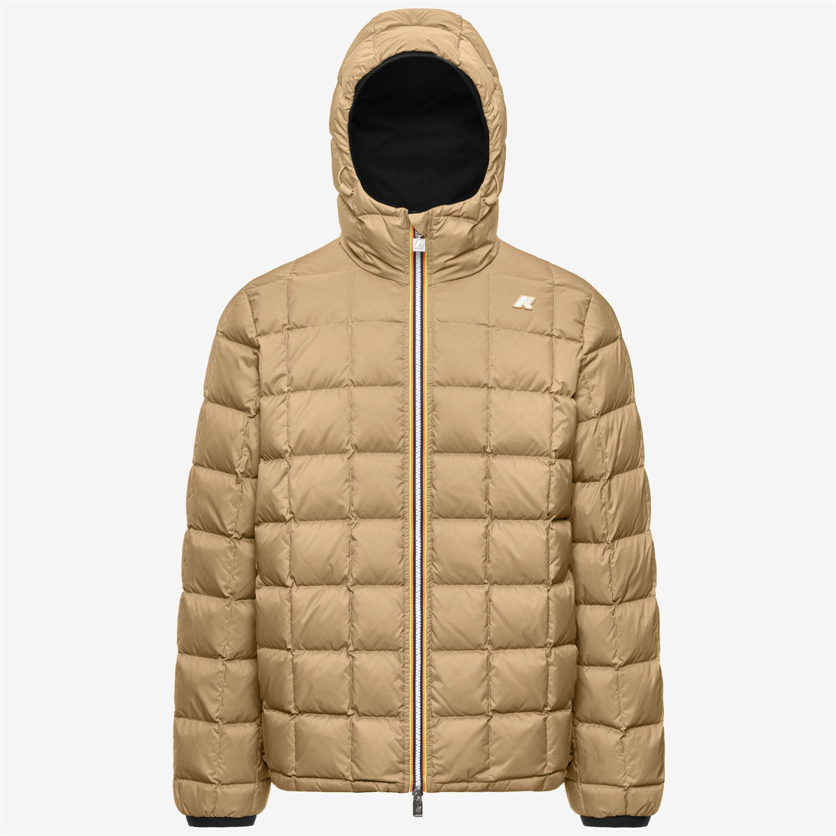 Jackets_Man_JACK ST THERMO DOUBLE_Short_Black Pure - Beige Khaki - Commercial 2