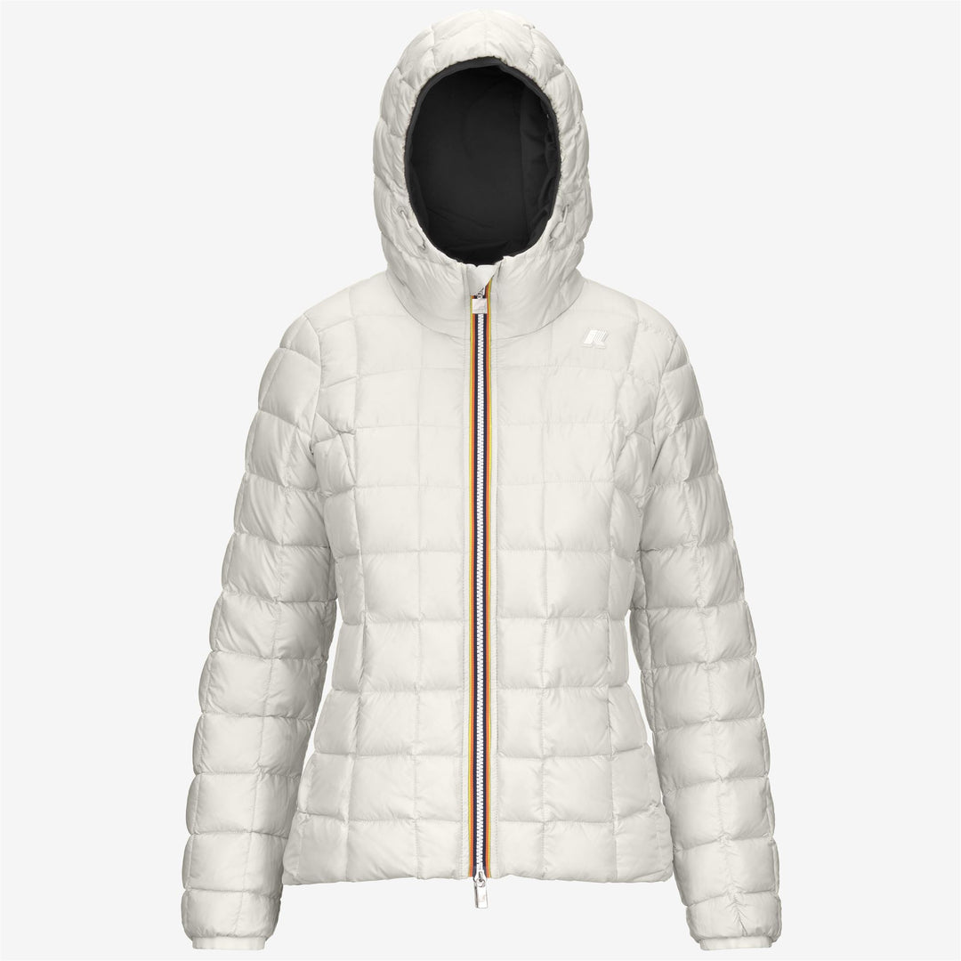 Chaqueta corta aislante reversible para mujer en gris y negro main