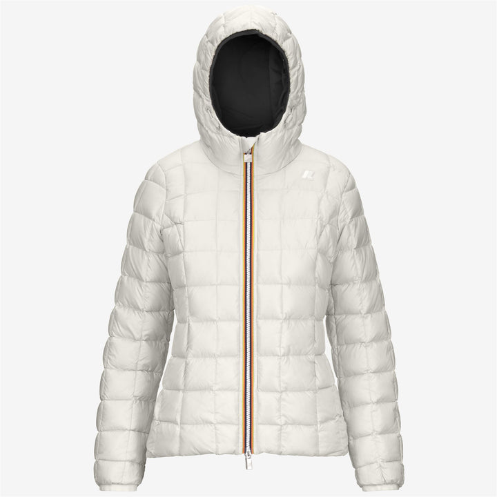 Chaqueta corta aislante reversible para mujer en gris y negro 6