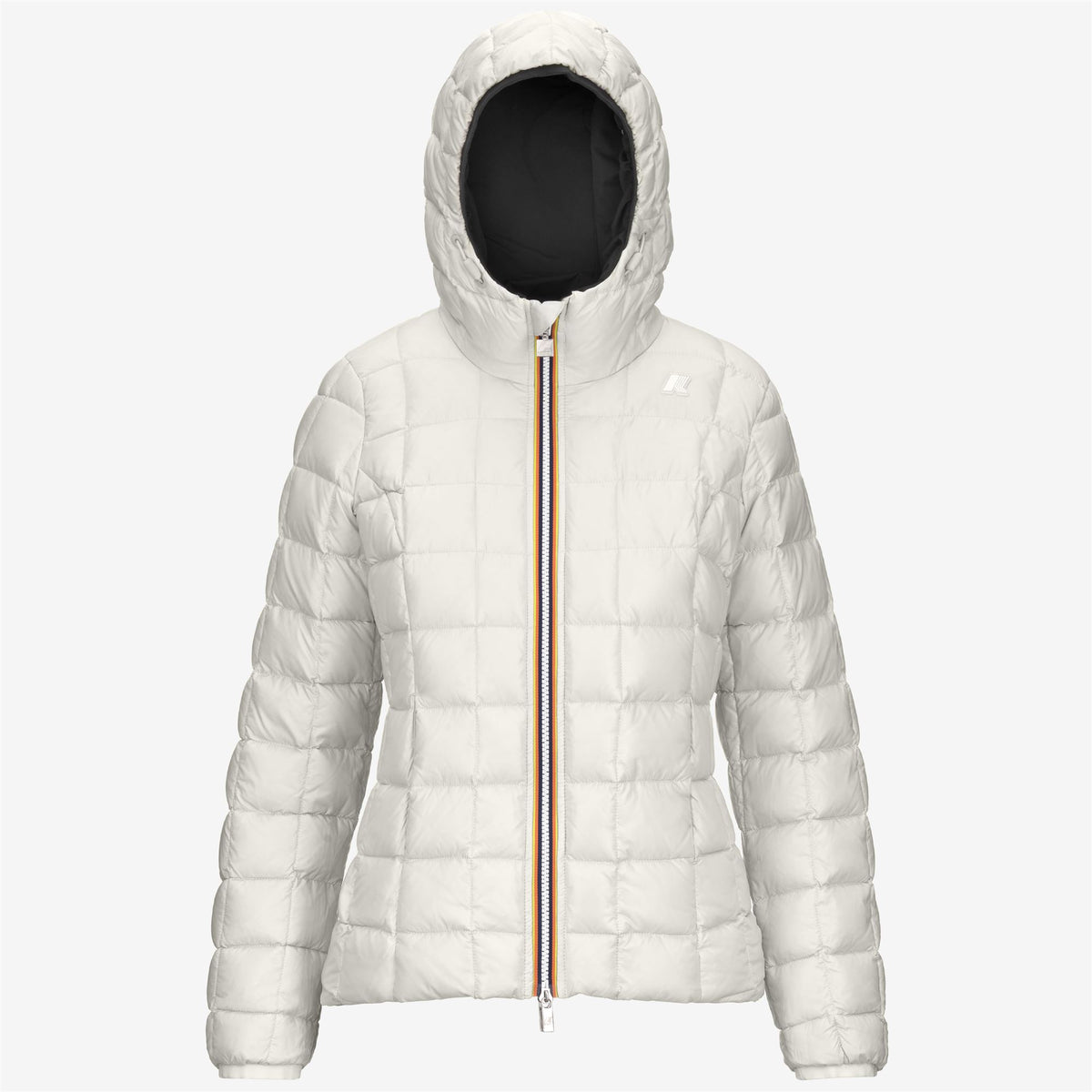 Jackets_WOMAN_LILY ST THERMO DOUBLE_Short_Black Pure - White Gardenia - Commercial 2