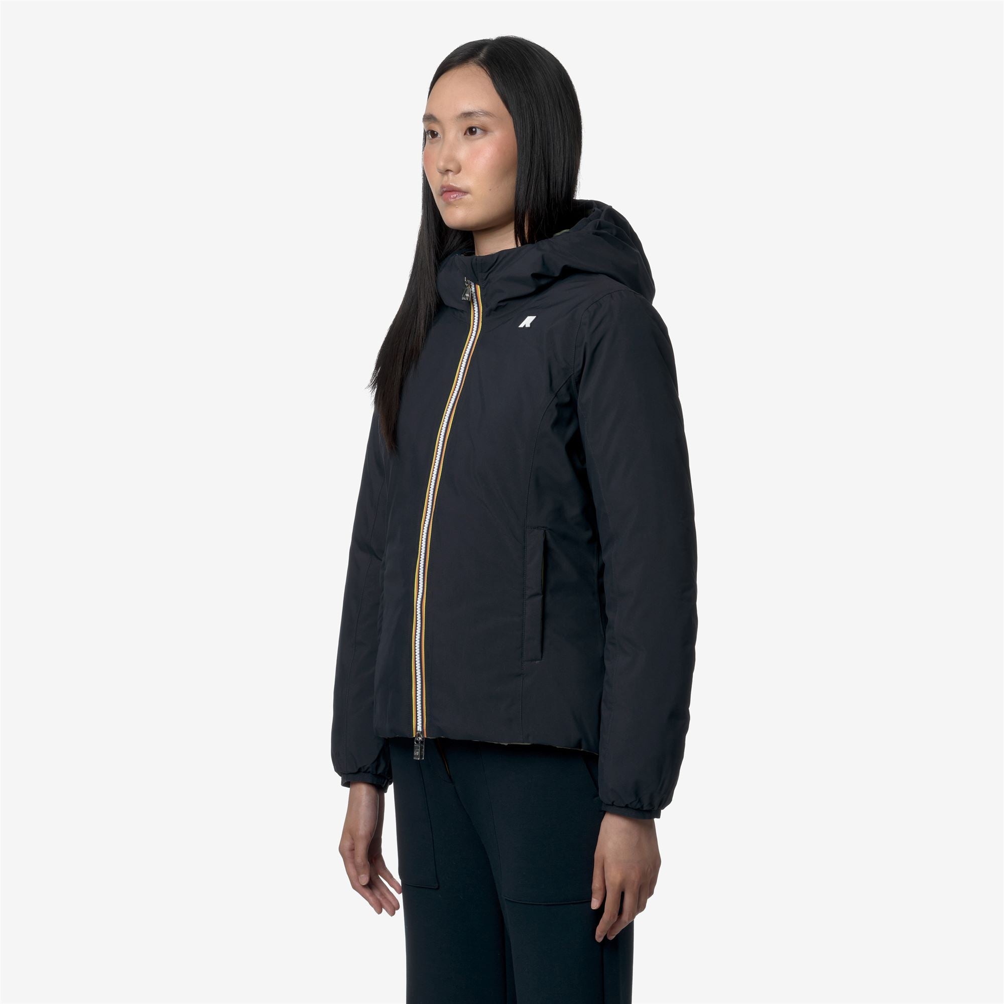 Jackets_WOMAN_LILY ST THERMO DOUBLE_Short_Blue D-Green C - Commercial 5